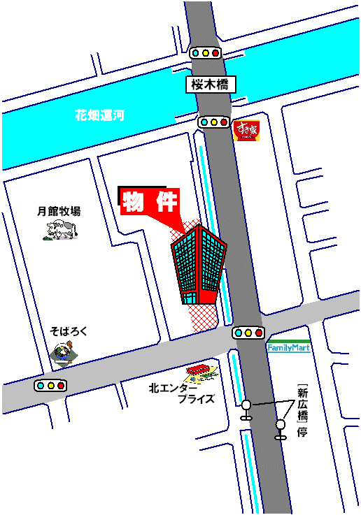 グランスイート綾瀬桜木橋・中古マンション・周辺MAP