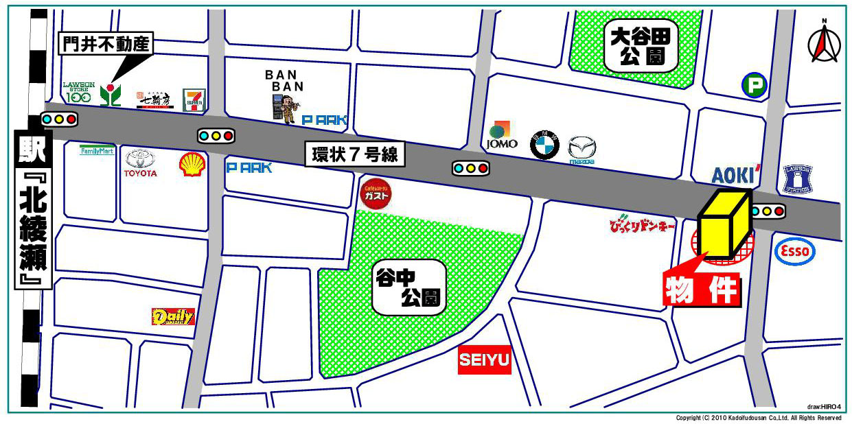 足立区東和5丁目・ライオンズマンション綾瀬谷中公園・周辺MAP